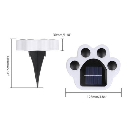 Skorter | Cat Paw Solar Powered Outdoor Floor Lamps