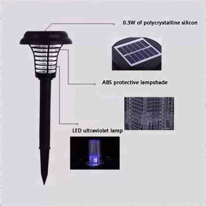 Skorter | Solar Insect Killer with LED Light – Waterproof Garden Light for Mosquito Repulsion