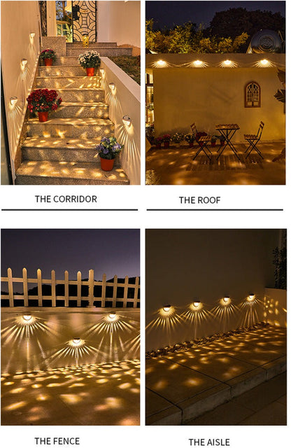 Skorter | NoirRay – Solar Wall Lamp with Elegant Modern Glow