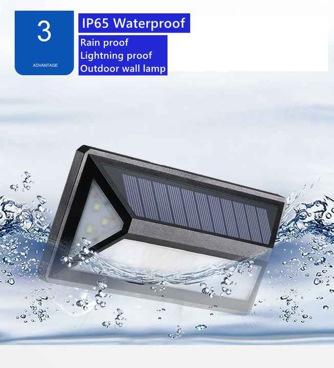 Skorter | Modern Solar LED Wall Light for Outdoors – Waterproof Facade Lighting with Motion Sensor