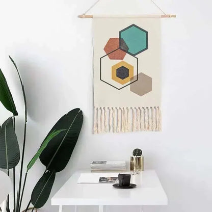 Skorter | Macrame Hanging Cotton Rug