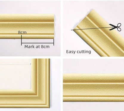 Skorter | 3d List - Self-adhesive 3d Wall Edge Stripe X 230 Cm