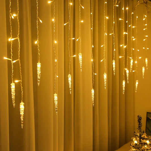 Skorter | CrystalGlow - LED Lighting Curtain for Outdoors