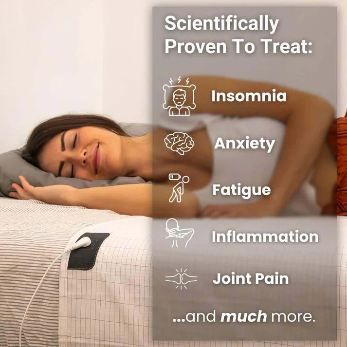 Skorter | Fitted Organic Earthing Grounding Sheet Bed - Earthing Mattress Cover with Silver Weave Technology