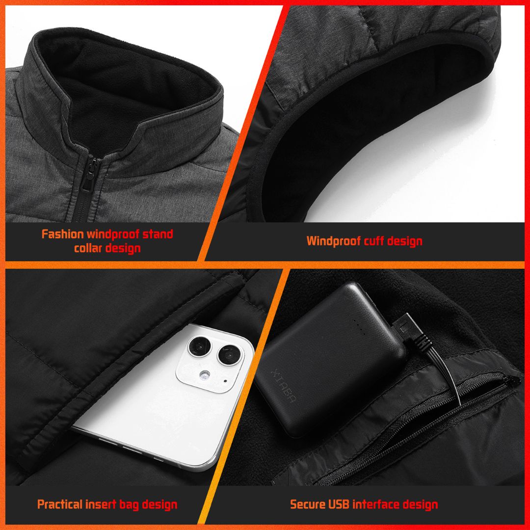 Skorter | Heated Gilet with Battery Pack – Stylish Heated Vest for Ultimate Warmth