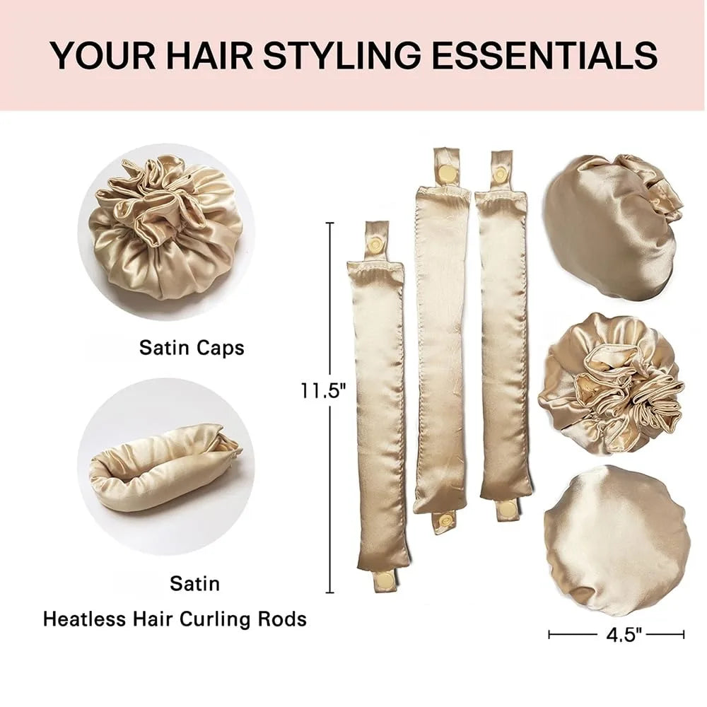 (1+1 Free) SilkDreams Heatless Hair Curler