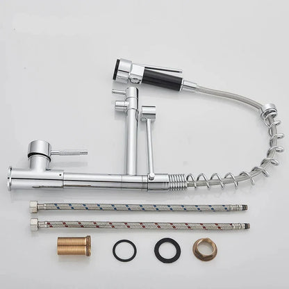 Skorter | AquaFlex – Pull-Out Kitchen Faucet with Double Swing