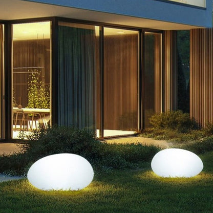 Skorter | Cobblestone LED Garden Light Fixture - Solar-Powered Outdoor Lighting for Pathways & Landscapes