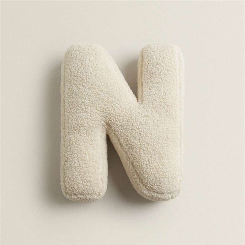 Skorter | Alphabet Letter Fleece Pillow