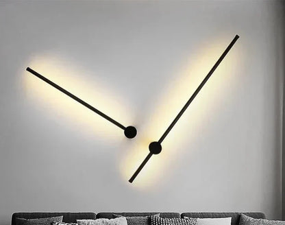 Skorter | NordicRod – Minimalist Wall Lamp with Plug for Chic Interiors