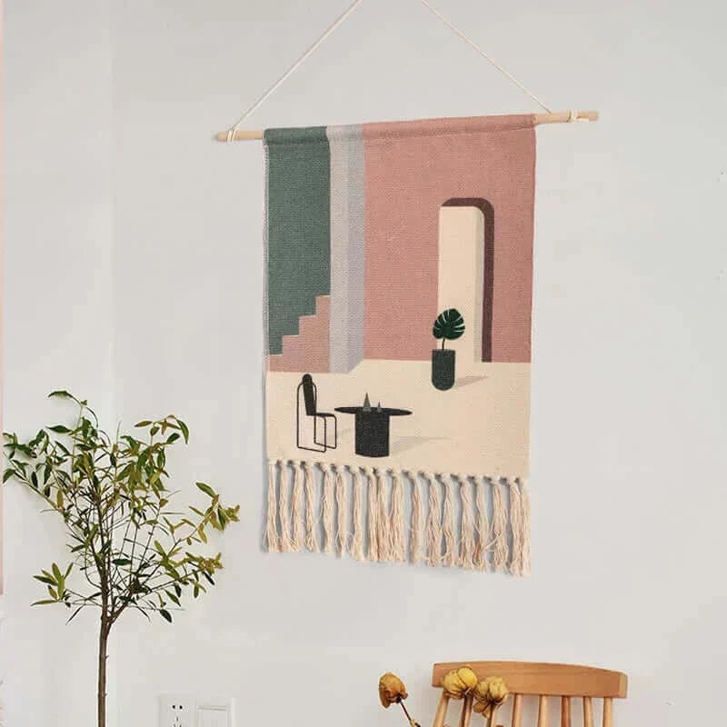 Skorter | Macrame Hanging Cotton Rug
