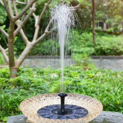 Skorter | SolarSpring Vital Solar Fountain | Floating Pond Pump | Garden Decoration | Solar Water Feature for Outdoors