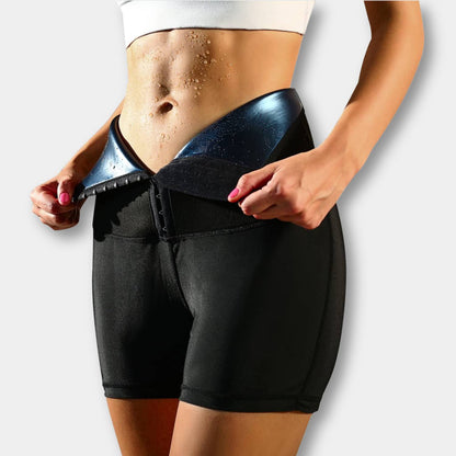 Skorter | SweatFit Waist Shaper – High Waist Sauna Legging with Waist Trainer for Women