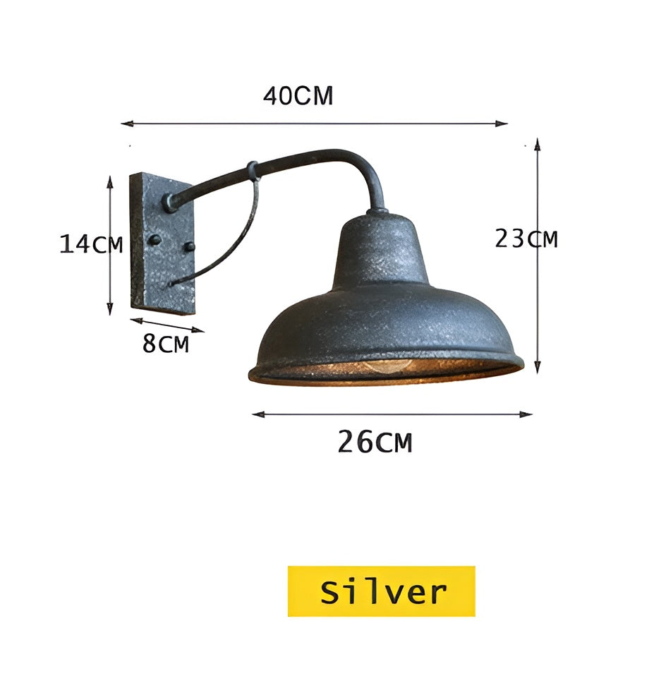 Skorter | Aisle Iron Sconce - Vintage Industrial Wall Lamp