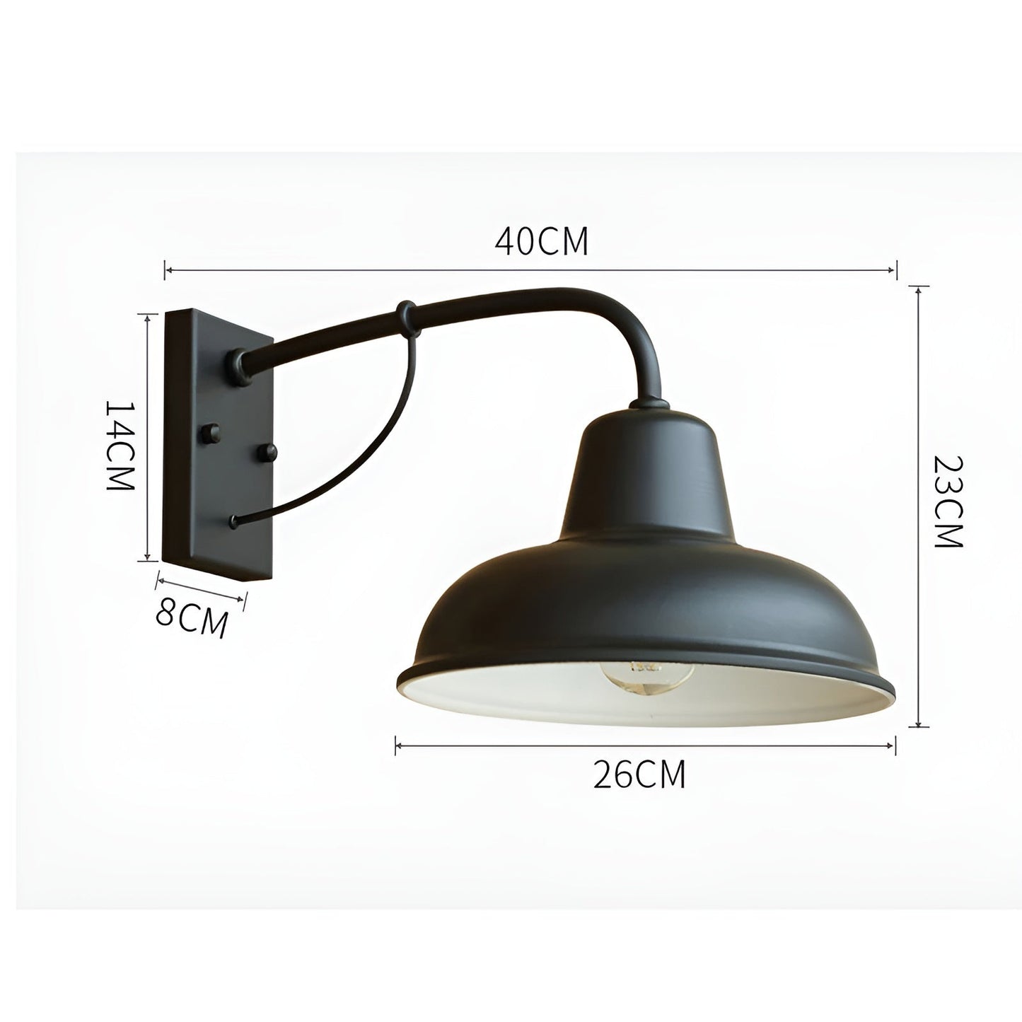 Skorter | Aisle Iron Sconce - Vintage Industrial Wall Lamp