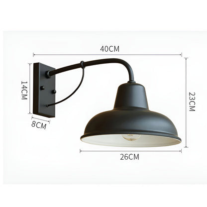Skorter | Aisle Iron Sconce - Vintage Industrial Wall Lamp