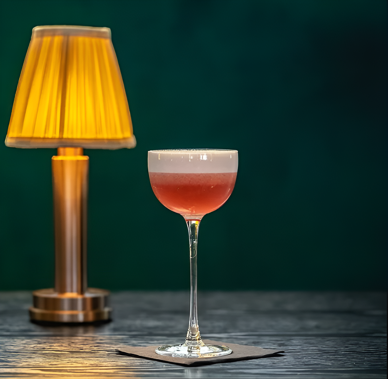 Skorter | Vintage Flare - Aluminium Table Lamp Dimmer Fabric Shade
