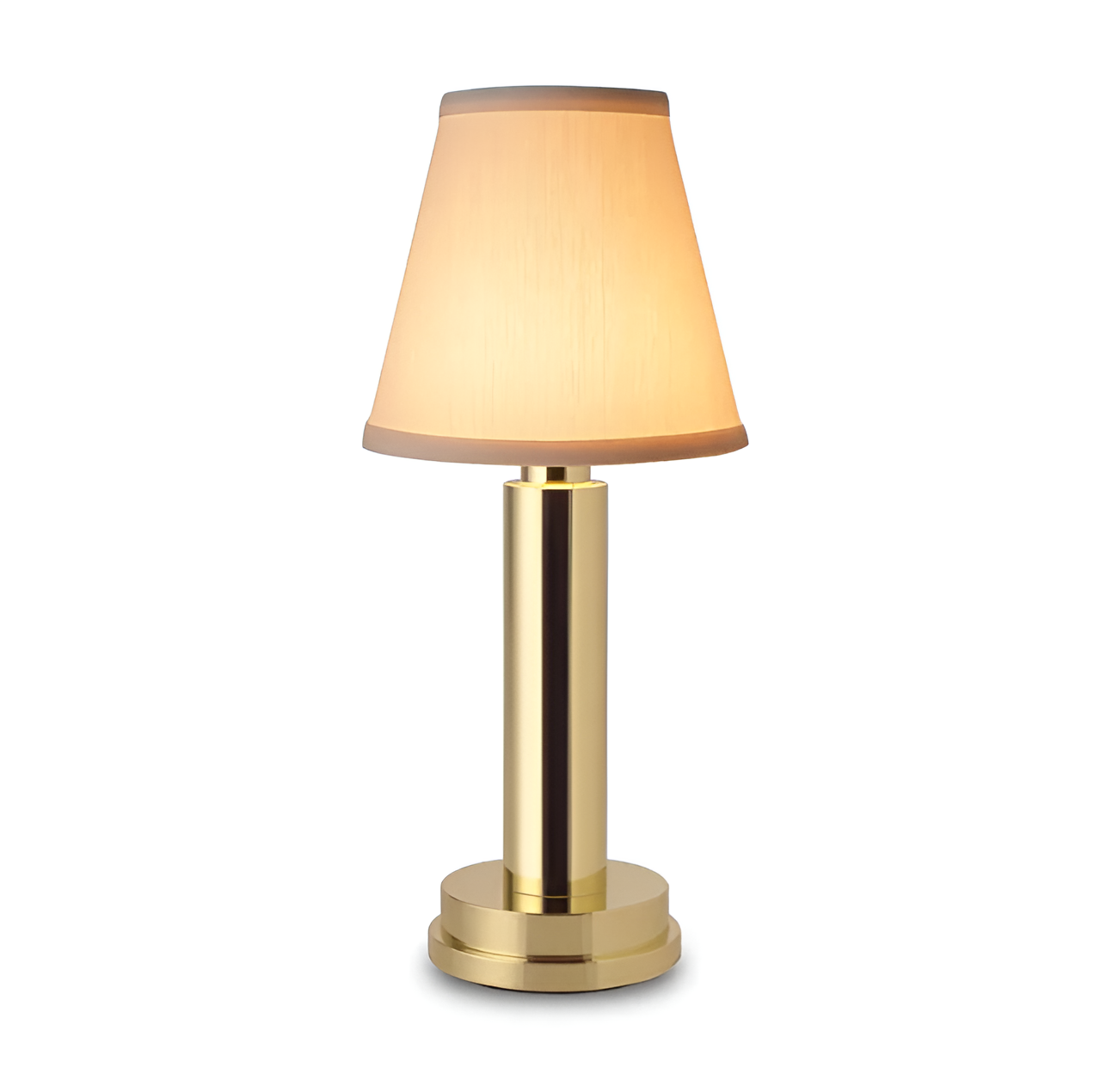 Skorter | Vintage Flare - Aluminium Table Lamp Dimmer Fabric Shade