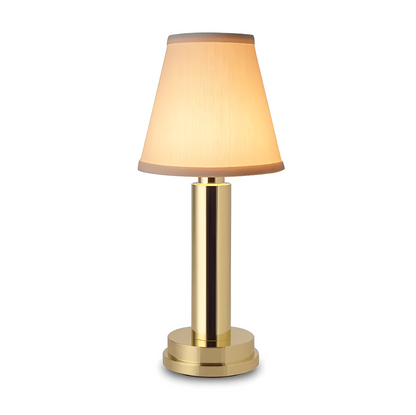 Skorter | Vintage Flare - Aluminium Table Lamp Dimmer Fabric Shade