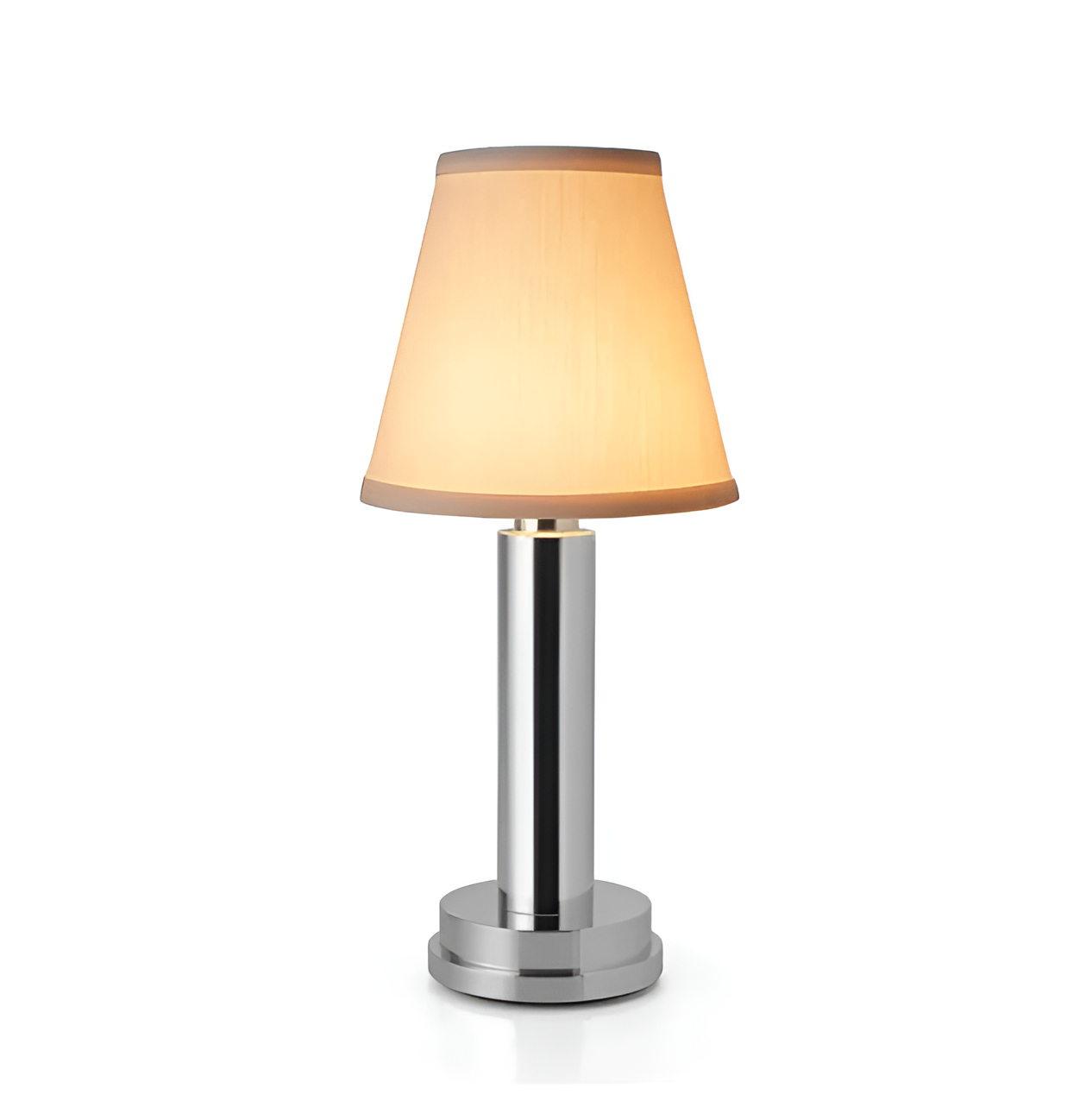 Skorter | Vintage Flare - Aluminium Table Lamp Dimmer Fabric Shade