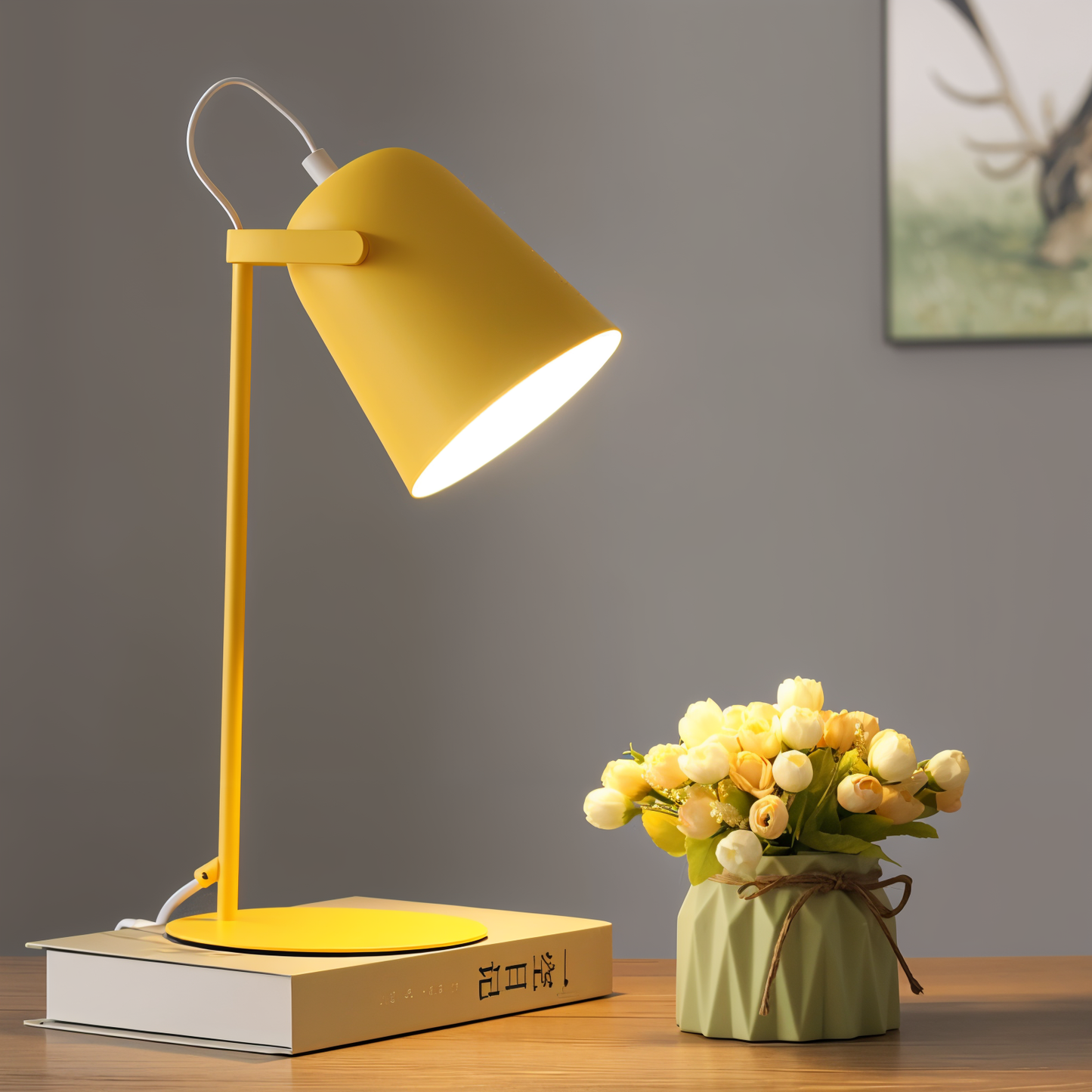 Skorter | Macaron table lamp - Nordic desk lamp - adjustable lamp