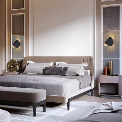 Skorter | Twist Vägglampa - Roterbar Metallvägglampa - Curved Vägglampa