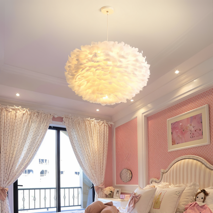 Skorter | Dreamcatcher Feather Chandelier - Handmade, adjustable pendant light