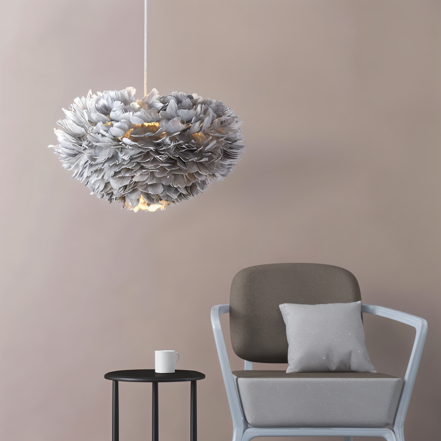 Skorter | Dreamcatcher Feather Chandelier - Handmade, adjustable pendant light