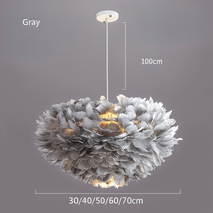 Skorter | Dreamcatcher Feather Chandelier - Handmade, adjustable pendant light