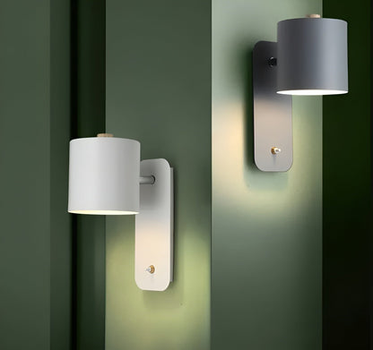 Skorter | EasyPush WallLight - Rotatable Mini Cylinder LED Lamp