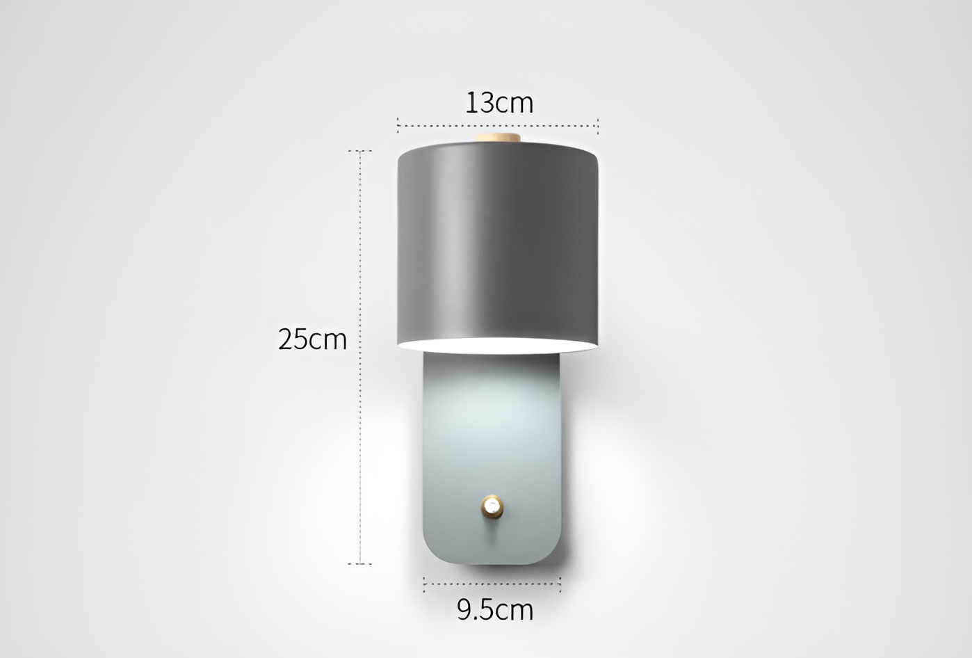 Skorter | EasyPush WallLight - Rotatable Mini Cylinder LED Lamp