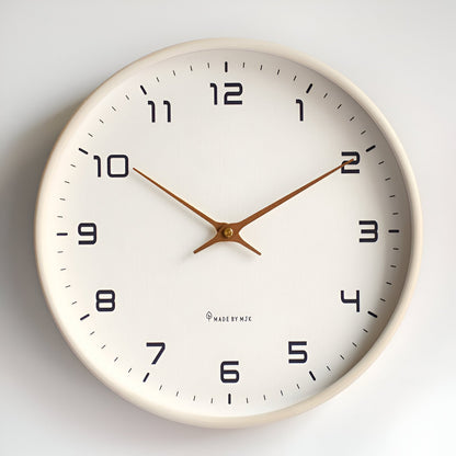 Skorter | EleQuartz-Clock - Round wall clock - Nordic wall clock in wood