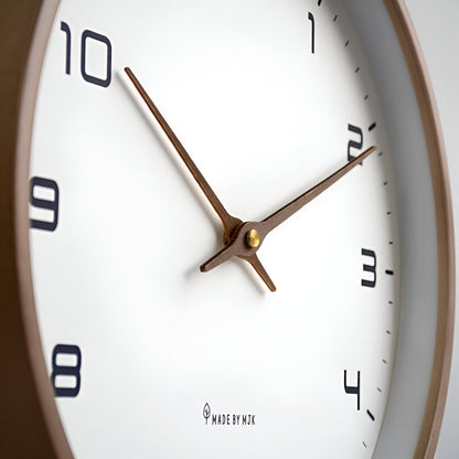 Skorter | EleQuartz-Clock - Round wall clock - Nordic wall clock in wood