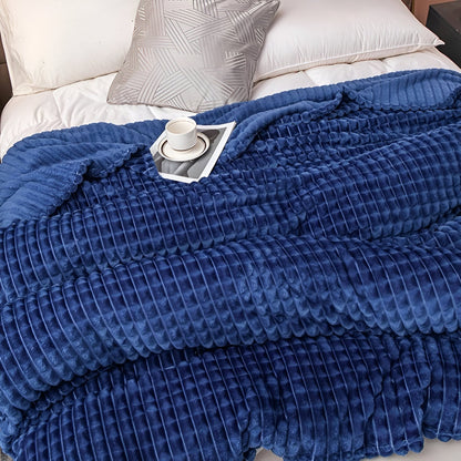 Skorter | EliteWave Plaid - Ultrafluffy structured coral fleece blanket