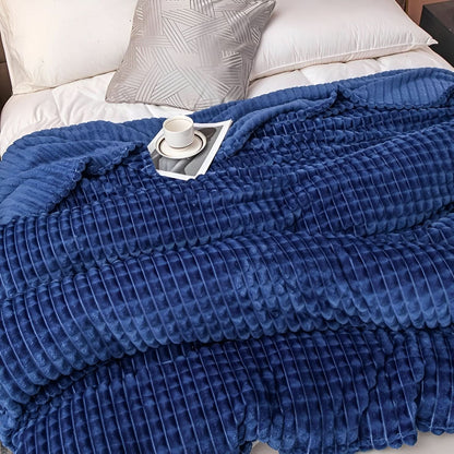 Skorter | CORALWAVE – Ultra-soft Textured Fleece Blanket