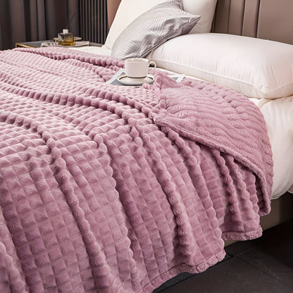 Skorter | EliteWave Plaid - Ultrafluffy structured coral fleece blanket