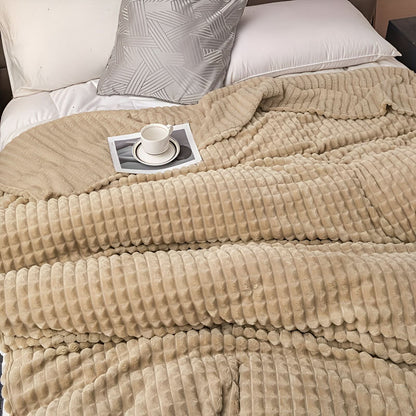 Skorter | CORALWAVE – Ultra-soft Textured Fleece Blanket