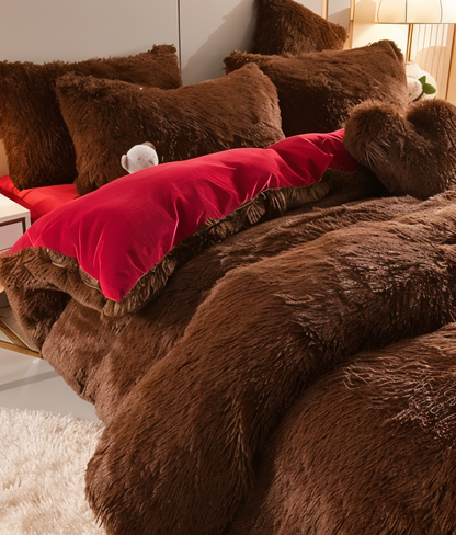 Skorter | FLUFFUREST – Plush Fleece Bedding Set