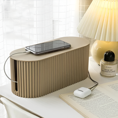 Skorter | Cable Organizer Box with Lid – Macaron Colors