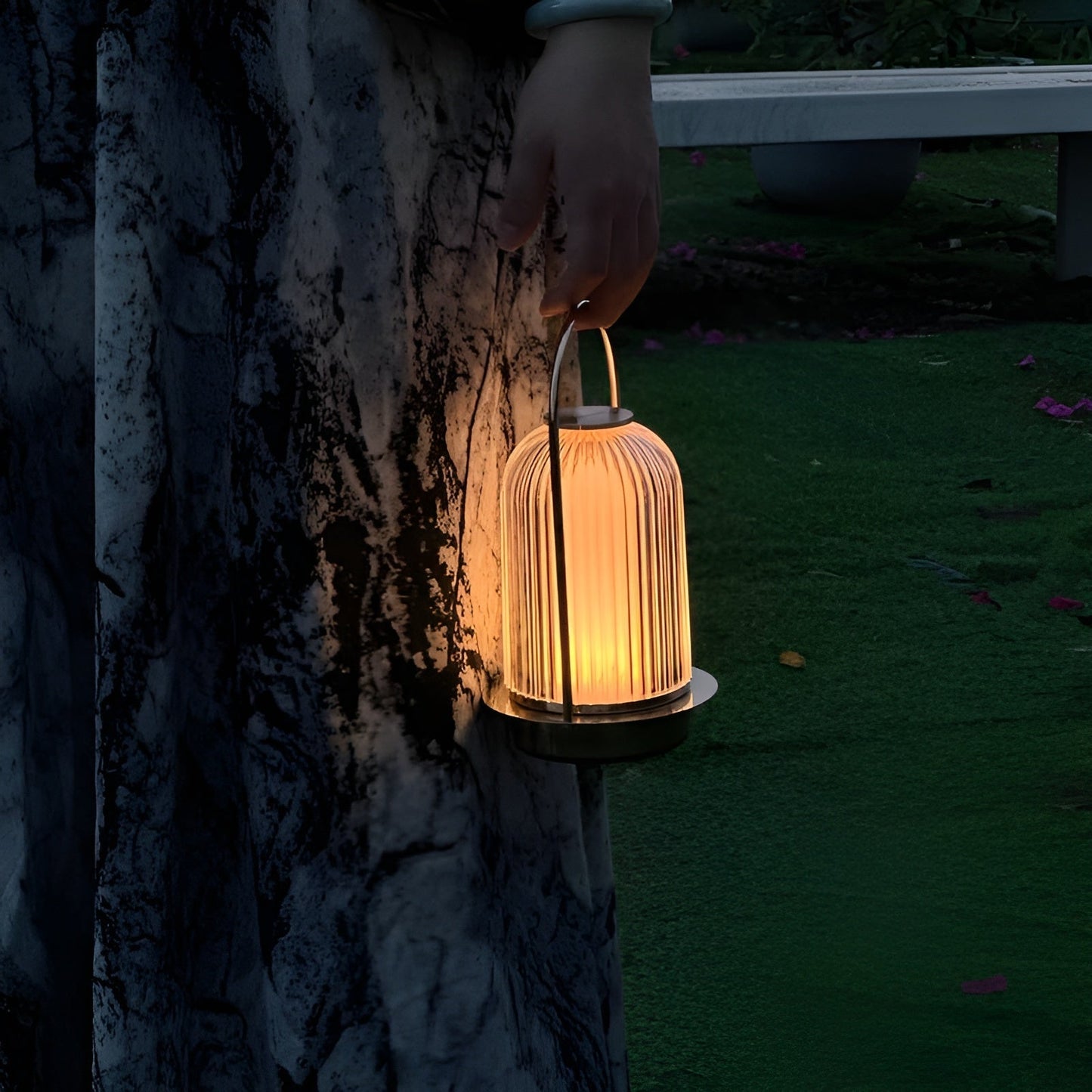 Skorter | IllumiFlex Portable Acrylic Table Lamp - Ideal lamp for camping and home use with touch control