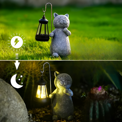 Skorter | KittyBeam - Enchanting Sun Cat Lamp for Garden Performance