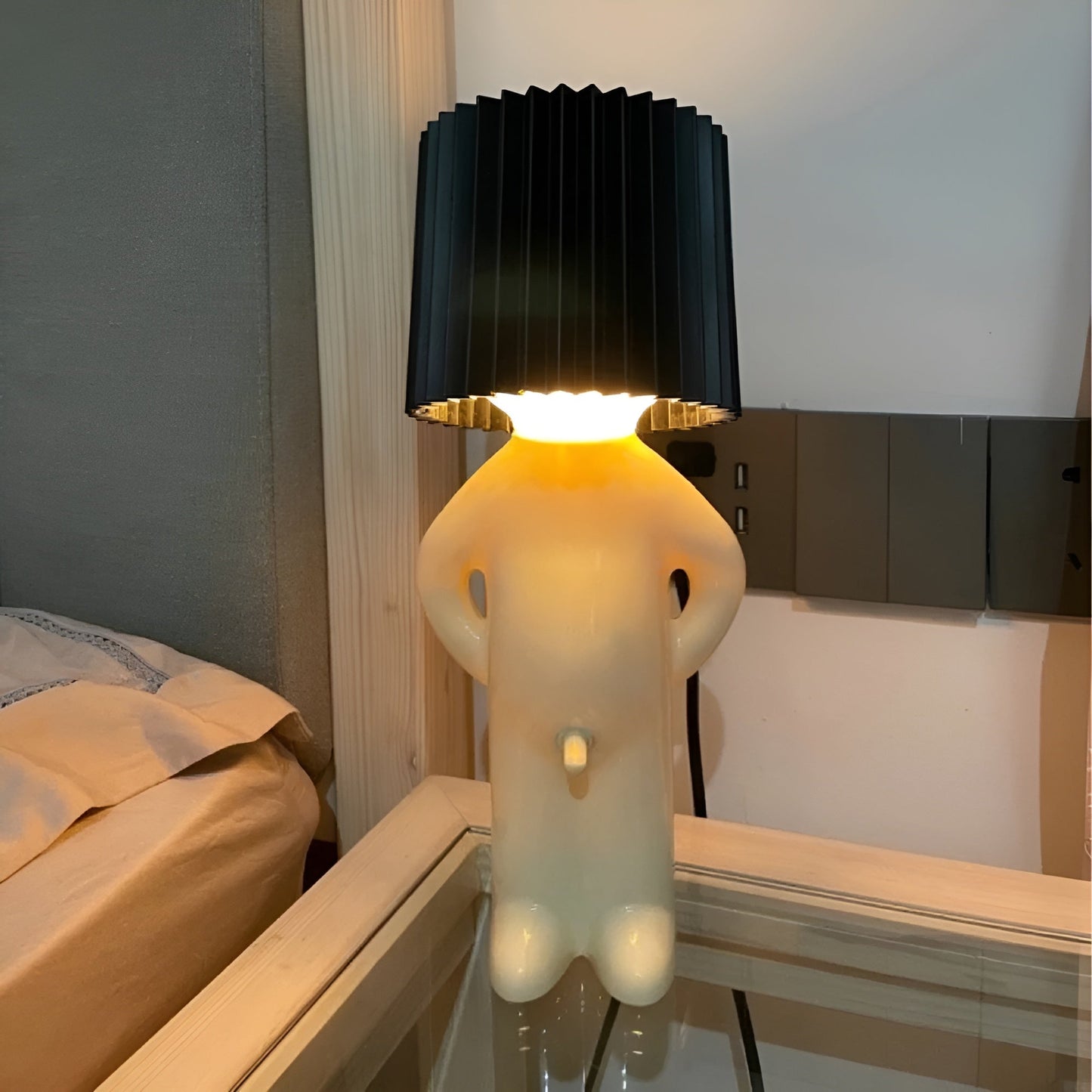 Skorter | Table lamp - Creative little Shy Boy LED lamp