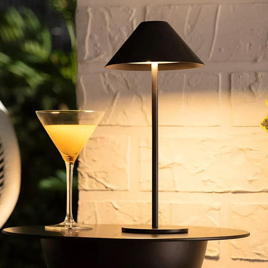 Skorter | LumiLuxe - Dimmable Nordic Cone LED Table Lamp with Touch Control