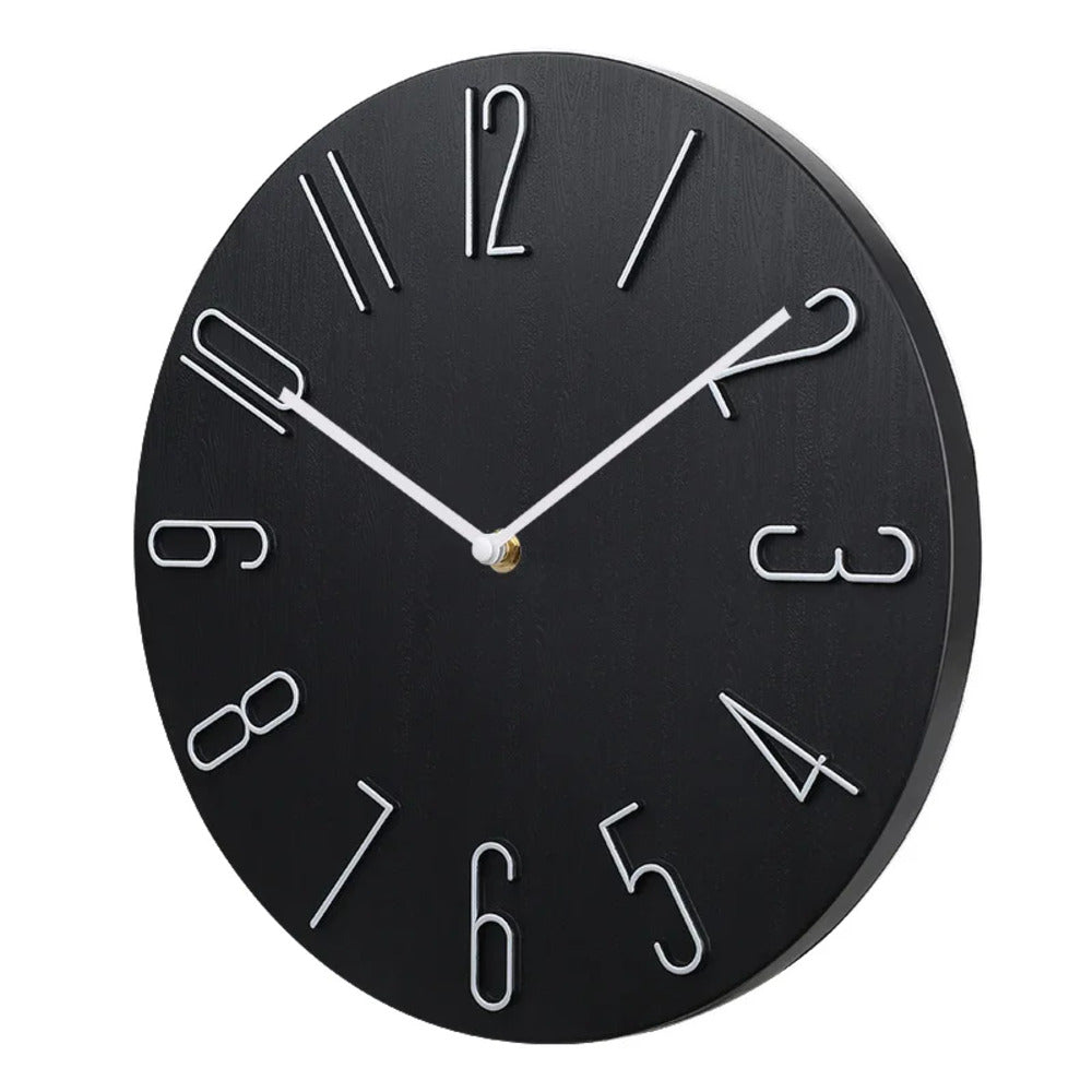 Skorter | Silencio Modern Silent Wall Clock – Minimalist Design with Quartz Movement