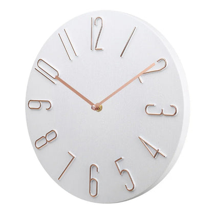 Skorter | Silencio Modern Silent Wall Clock – Minimalist Design with Quartz Movement