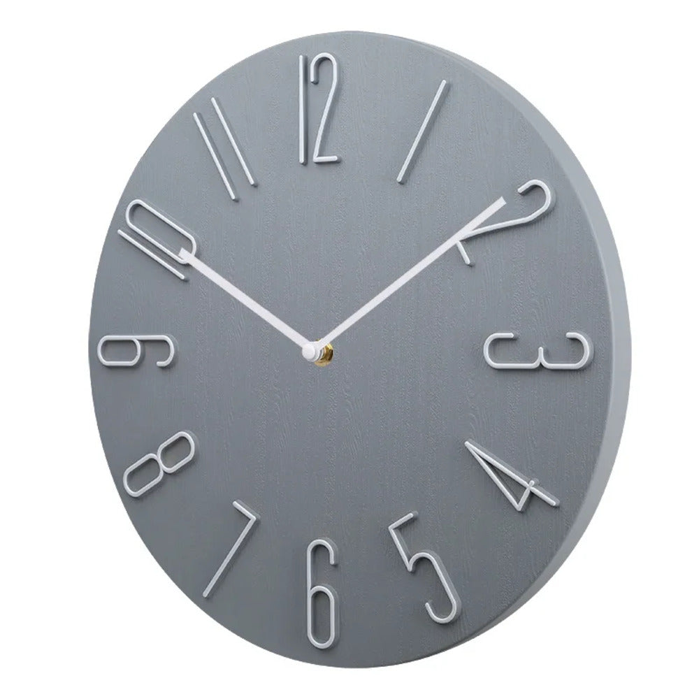 Skorter | Silencio Modern Silent Wall Clock – Minimalist Design with Quartz Movement