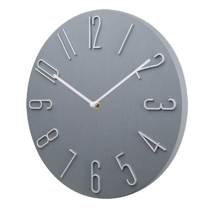 Skorter | Silencio Modern Silent Wall Clock – Minimalist Design with Quartz Movement