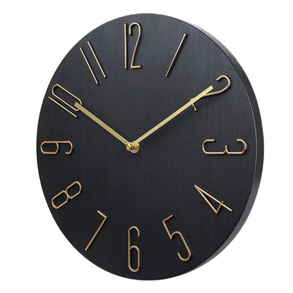 Skorter | Silencio Modern Silent Wall Clock – Minimalist Design with Quartz Movement