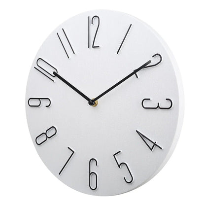 Skorter | Silencio Modern Silent Wall Clock – Minimalist Design with Quartz Movement