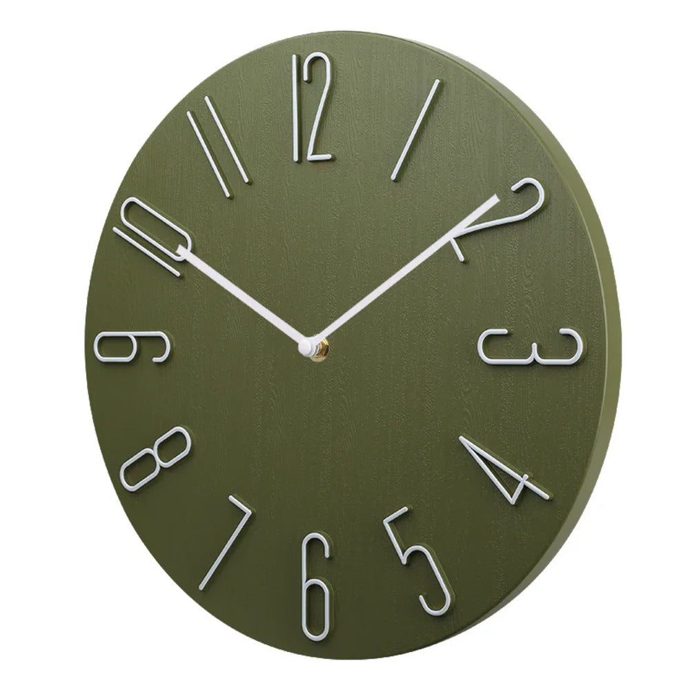Skorter | Silencio Modern Silent Wall Clock – Minimalist Design with Quartz Movement
